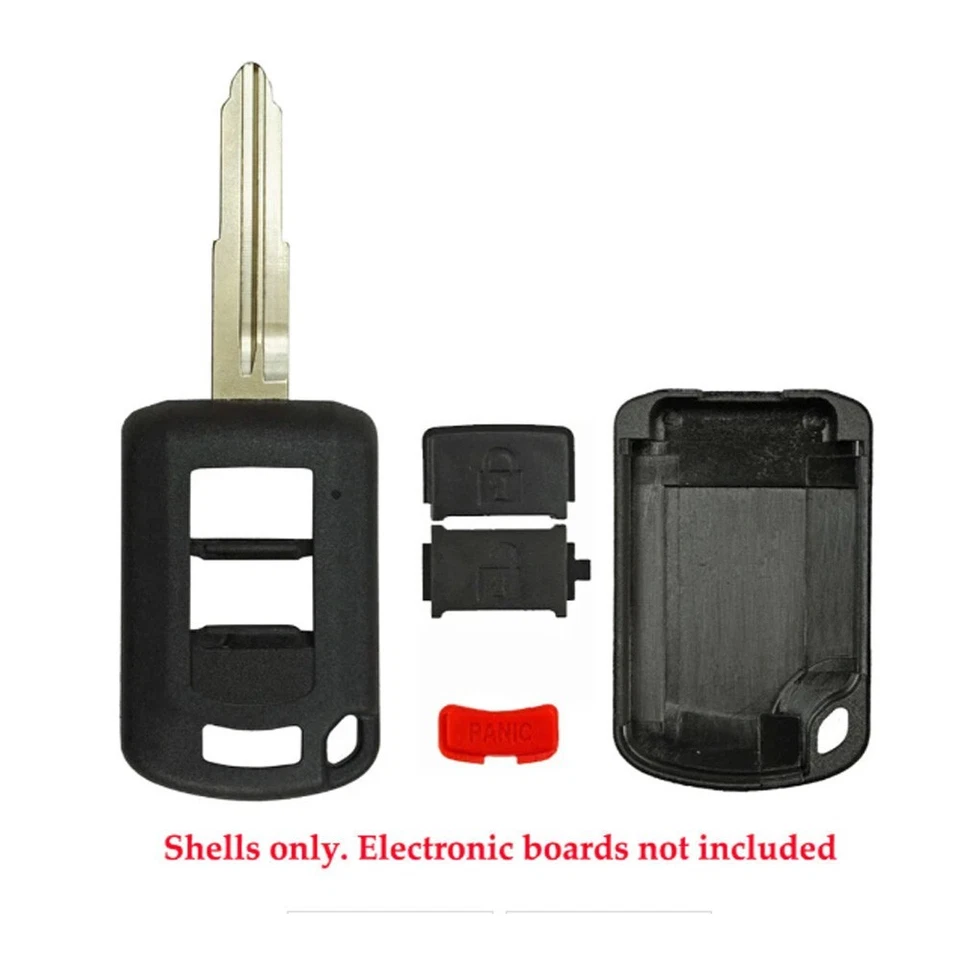 Capa chave controle remoto de substituição MIT3 sem chave fob estojo shell 3 botões para Mitsubishi - Imagem 2 de 2