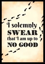 I solemnly SWEAR that I am up to NO GOOD Kitchen magnet gift Harry Potter MAGNET