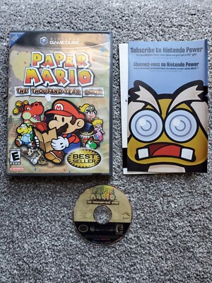 Paper Mario: The Thousand-Year Door - GameCube - 2004 *CIB - Complete in Box*