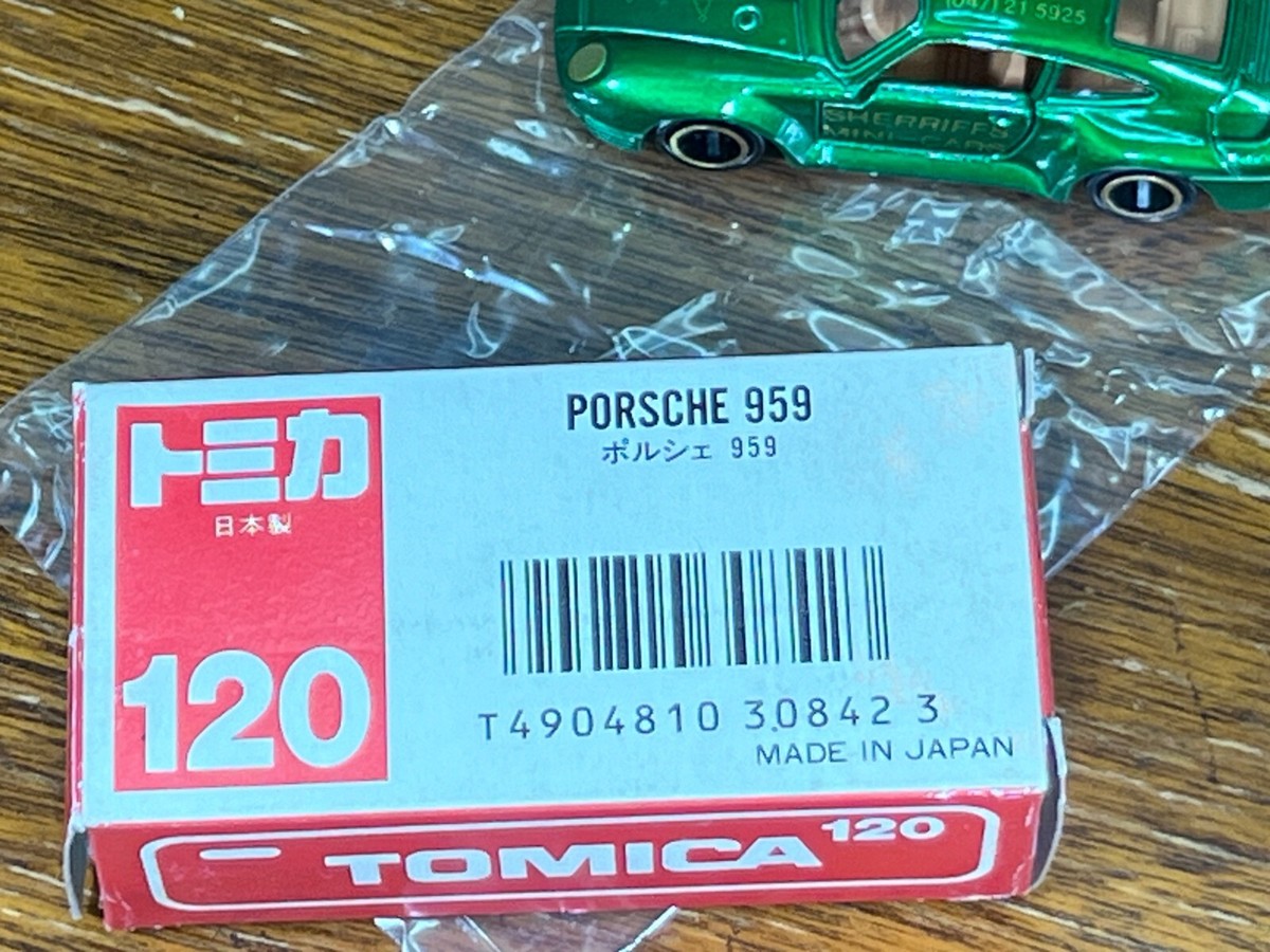 Vintage Tomica Japan Porsche 959 #120 - Sherriffs Mini Cars | eBay