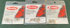 3 Packs Berkley McMahon Swivels Bright 6 Swivels Per Pack 80 Lb. Size 5 P5S