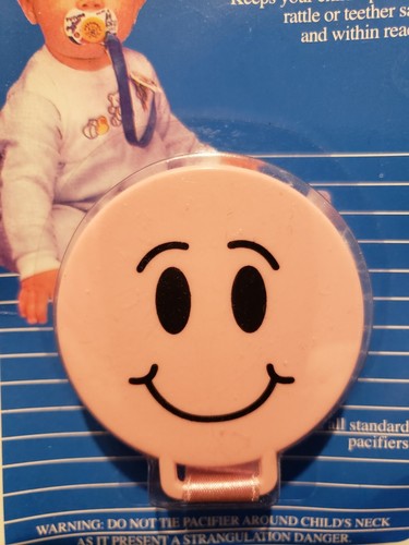 Pacifer Holder Smiley Face by Baby King since 1946 New In Package - Picture 7 of 8