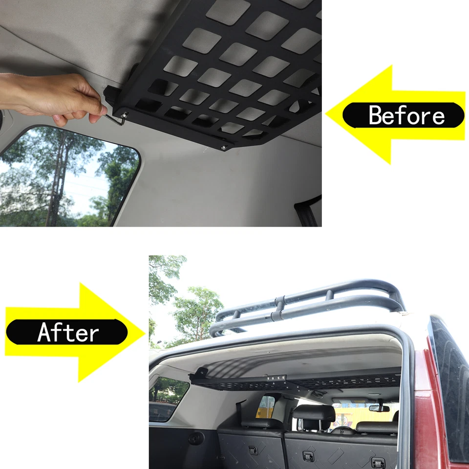 Trunk Molle Panel Organizers Storage Luggage Shelf For Toyota FJ Cruiser 2007-21 Foto 2 de 4