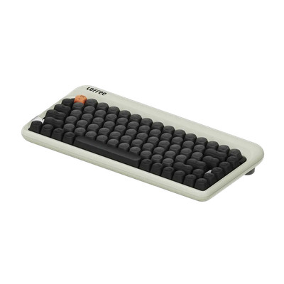 Lofree 1970s Wireless Mechanische Tastatur 2.4 GHz QWERTY US Retro Olive