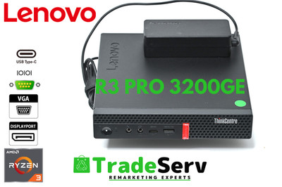 Lenovo ThinkCentre M75q  Mini PC WLAN tiny Ryzen 3 Pro 3200GE   Win11