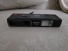 Vintage Vivitar LFTele 110 Pocket Camera Tele Lens Built-in Flash 1980s UNTESTED