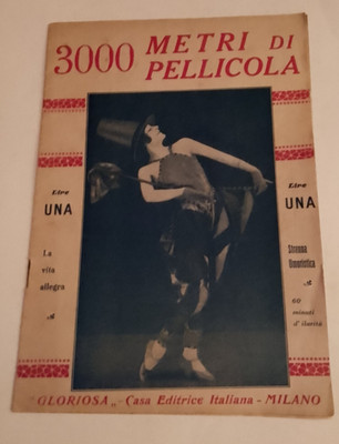 3000 METER FILM MAGAZIN ERGÄNZUNG STUMMFILM GLORIOSA VERLAG, VALENTINO