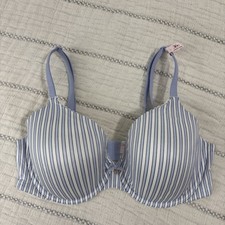 NWT Victoria  s Secret Body By Victoria Bra 36 D Underwire Lightly Lined Striped