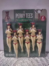 Perky Tees Pin Up Girls   Golf Tees For Real Swingers  Sealed Gag Gift