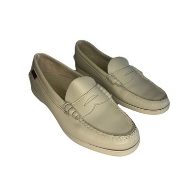 Sebago ''Dan'' Penny Loafer /boat Shoe Taupe Women's Size 8.5