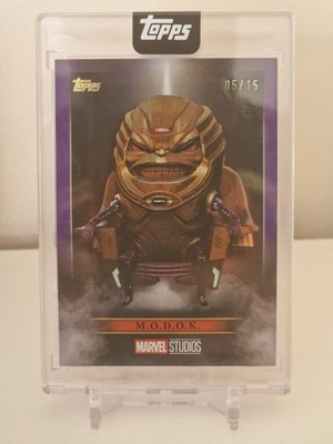 2025 Topps Marvel The Collector - M.O.D.O.K /15 Purple Villany V-22 SEALED