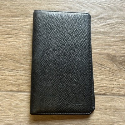 Louis Vuitton Paris Herren Geldbörse Leder Schwarz