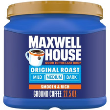 Maxwell House 27.5oz Ground Coffee Medium Original Roast 8.22 per pound