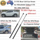 585mm Ute Hard Lid Gas Struts for Mitsubishi Triton ML 2006-2009 Cover Lift Stay