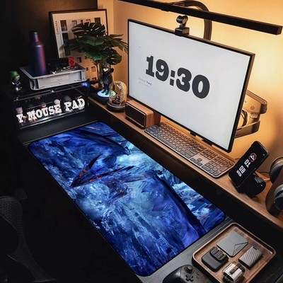 Monster Hunter Anime XL rutschfeste Mauspad Gaming Tastatur Schreibtisch PC