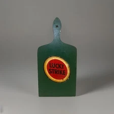 Lucky Strike “It’s Toasted” Tobacco Advertising Board Platter 14x7”