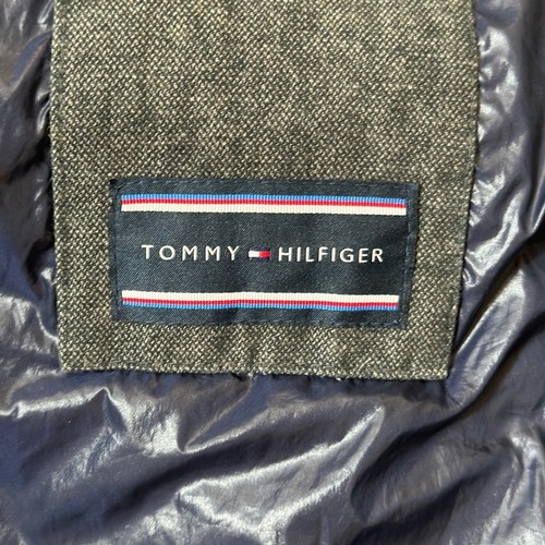 Tommy Hilfiger Blue Military Field Coat with Faux Fur Trim - Picture 5 of 6