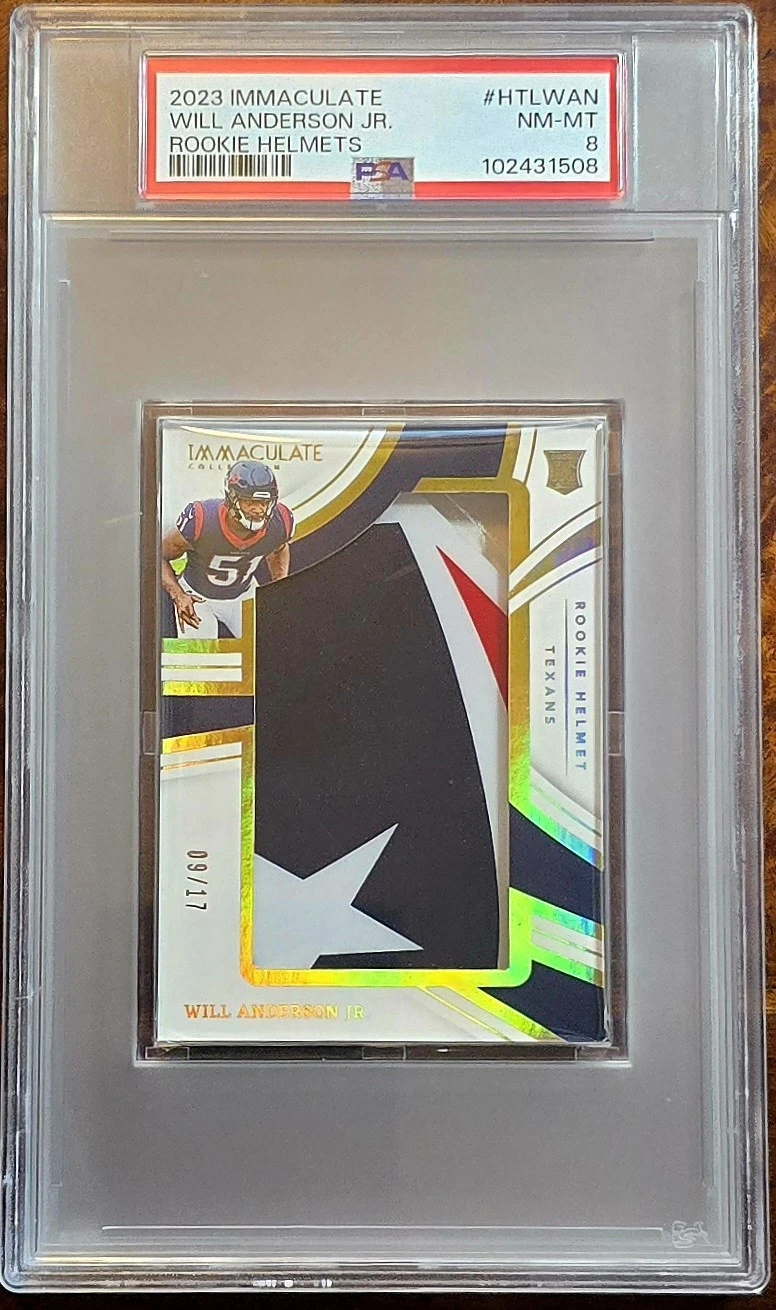 Will Anderson Panini Immaculate Collection Rookie Helmets #HTLWAN Base