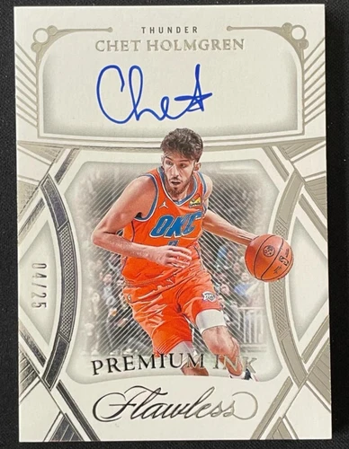 Chet Holmgren 2023-24 Panini Flawless Premium Ink Auto 04/25 #PI-CHG