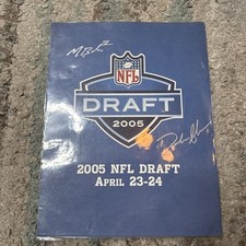 NFL DRAFT April 2004 Round by Round Insert Marion Barber, Derek Anderson Signed