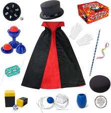 Magic Kit for Kids - Magic Tricks Games Toy for Girls  Boys, Magician Pretend P