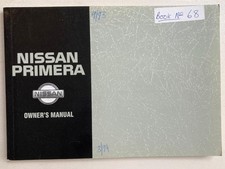 Nissan Primera Car Owners Manual Handbook September 1993 #OM3E-0P10E1E