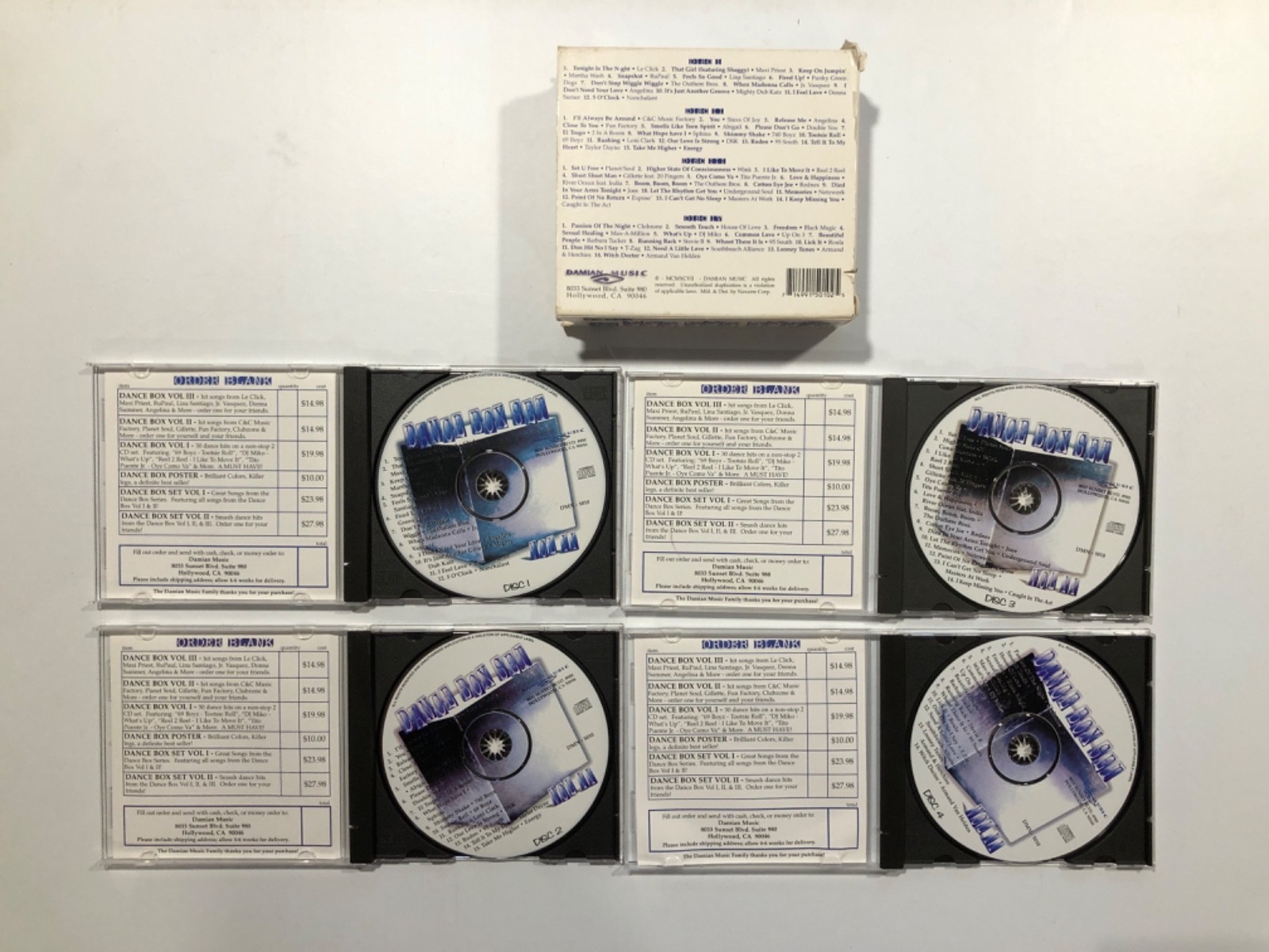Dance Box Set, Vol. 2 [Box] by Various Artists (CD, Oct-1997, 4 Discs ...