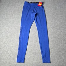Nike Pro Womens Training Size Small Blue JDI Leggings