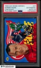 Gordie Howe HOF Signed 1992 UD Hockey Heroes #27 Checklist PSA/DNA 10 AUTO