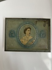 Capstan Cigarettes Tin - WD & HO Wills - Coronation of Queen Elizabeth II 1953