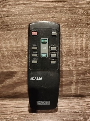 GENUINE ALTEC LANSING ADA880 AUDIO SYSTEM REMOTE CONTROL UNIT WORKS