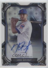 2018 Topps High Tek PortraiTEK Auto 26/55 Kris Bryant #PT-KB Auto 0fx6