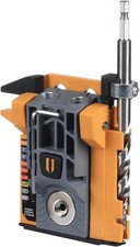 BORA Mini-Jig Automatic Pocket Hole Jig – Auto-Adjust Drill Guide with Push-B