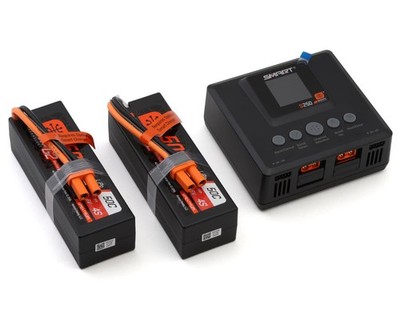 Spektrum RC S250 G2 AC Smart PowerStage 8S Surface Charger & Battery Bundle
