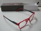 Reading Glasses, Red Frames & Black & Red Temple,Strength 2.50, Boxed, Brand New