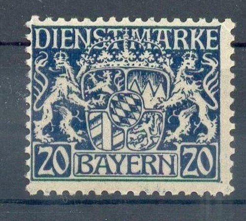 Bavaria service 28x MNH MINT NEVER HINGED BBP 13 EUR (69135)