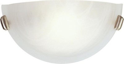 Livex Lighting 4271-91 Home Basics 1 Light Brushed 12''W x 6''H, Nickel 