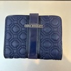 VERA BRADLEY QUILTED SOLID NAVY BLUE WALLET WITH SNAP CLOSURE~VINTAGE~NICE! — photo 1