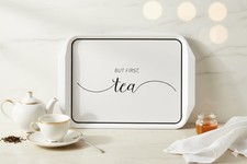 NEW 17" Modern Kitchen Tray/Serving Drinks Snacks Dinner Tea Coffee 43 x 30 cm