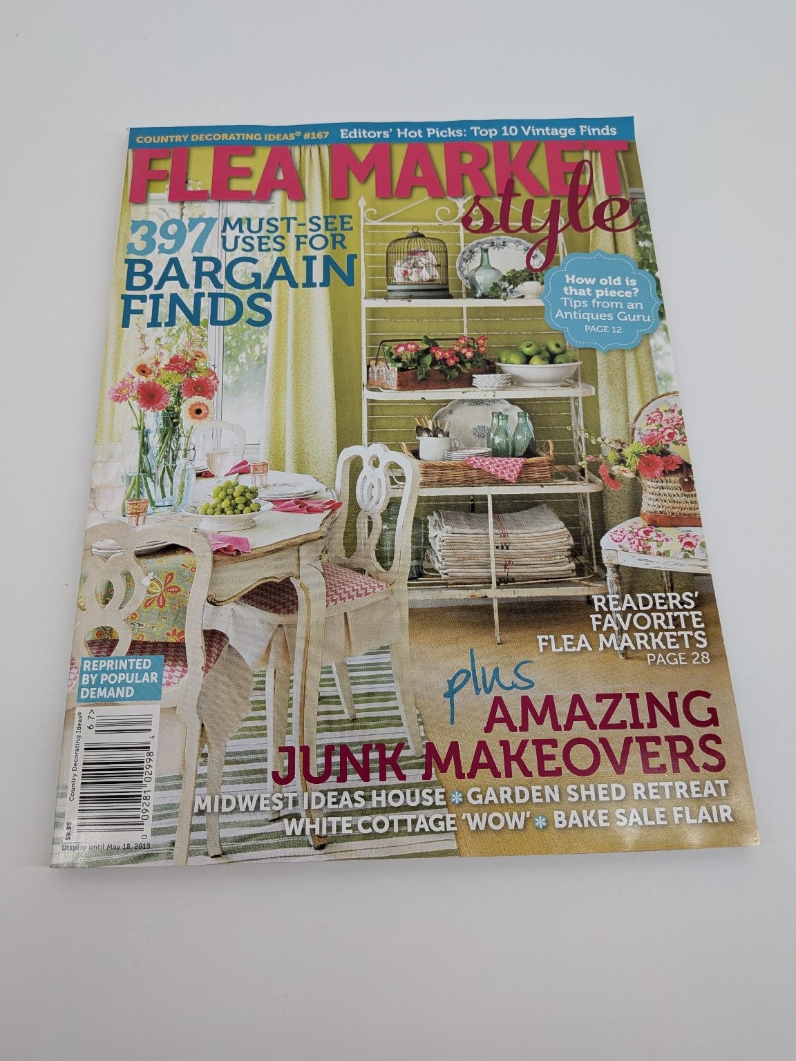 Flea Market Style Magazine 2018 Vintage Finds Home Decor DIY Reprints