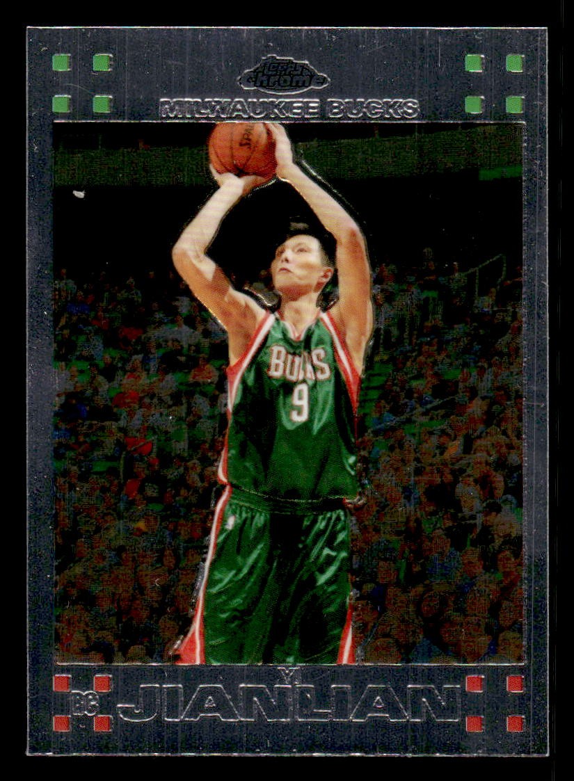 2007-08 Topps Chrome #135 Yi Jianlian Rookie BUCKS