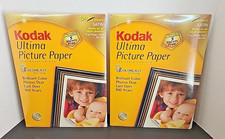 Kodak Ultima Picture Paper 8.5 X 11 in Inkjet Satin 2 Packs of 20 Colorlast NIP