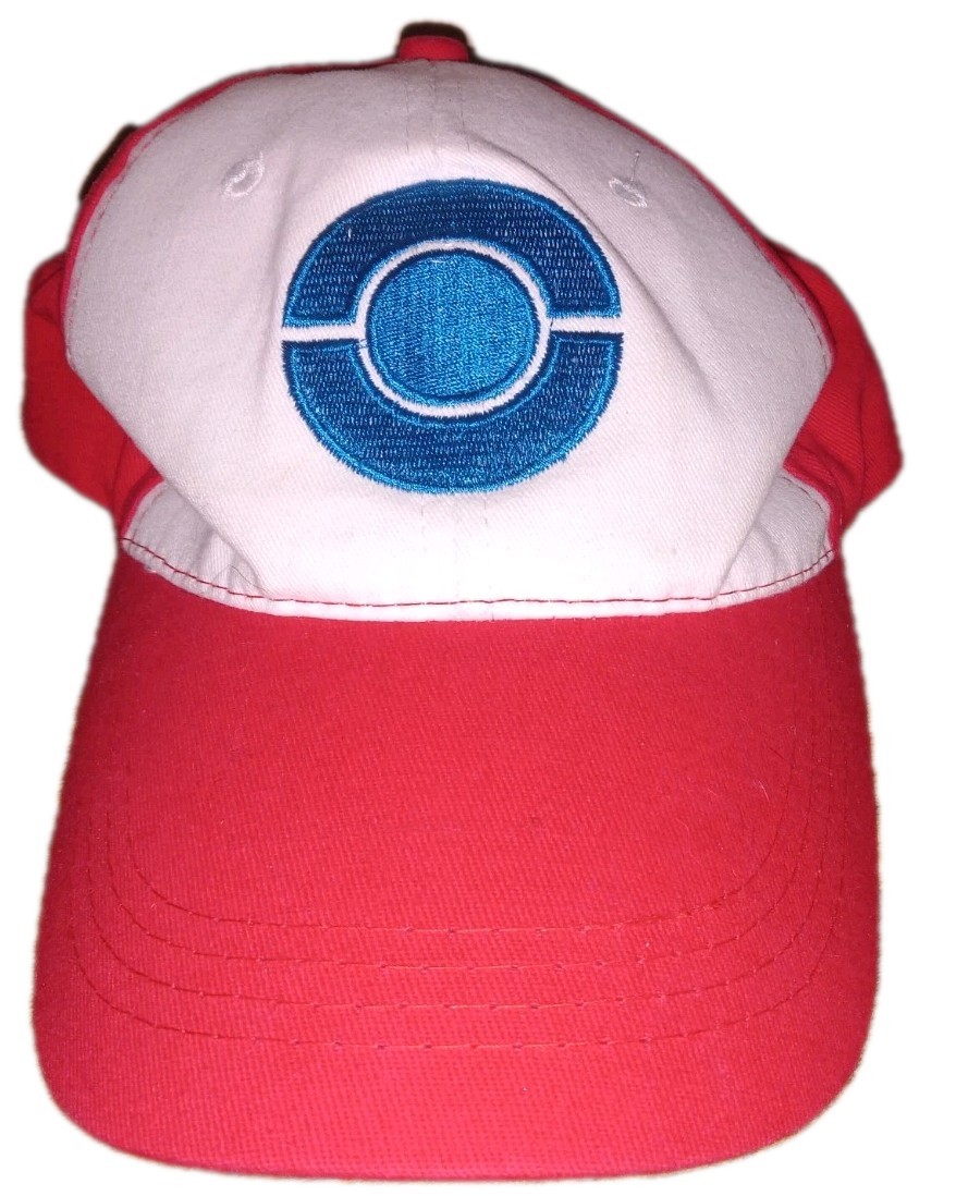 Pokémon Ash Ketchum Strapback Hat Multicolor Embroidered
