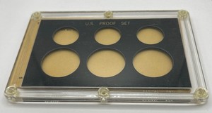 Vintage Capital Holder for U.S. Mint Flat Pack Proof Set