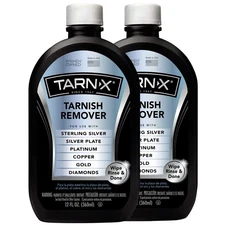 Tarn-X Metal and Silver Tarnish Remover 12 Ounce Bottle (Pack of 2)