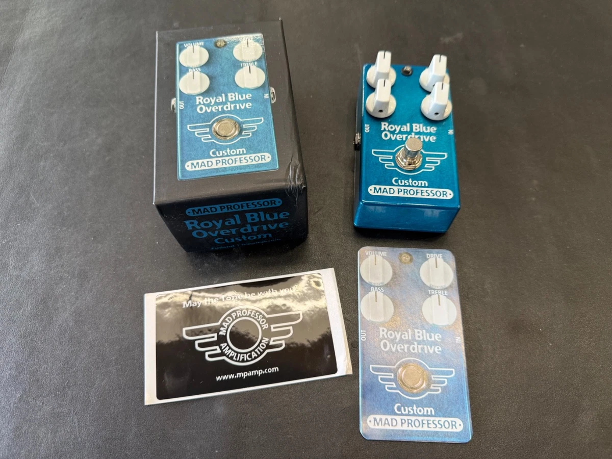 Mad Professor Royal Blue Overdrive Custom Guitar Effects Pedal