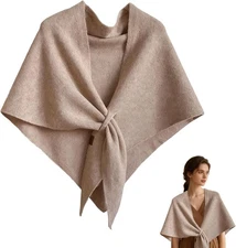 Pashmina Shawl Wraps Women Knitted Shawls and Wraps Cardigan Cape Wool Cashmere 