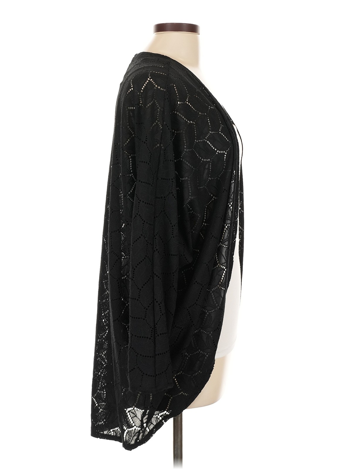 Divided by H&M Women Black Kimono L thumbnail 3