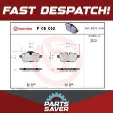 Brake Pads Set fits BMW Z4 E89 2.0 Rear 11 to 16 N20B20A Brembo 34216788275 New