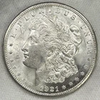 1921-S $1 Morgan Dollar 90% Silver San Francisco US Coin - LUSTER!